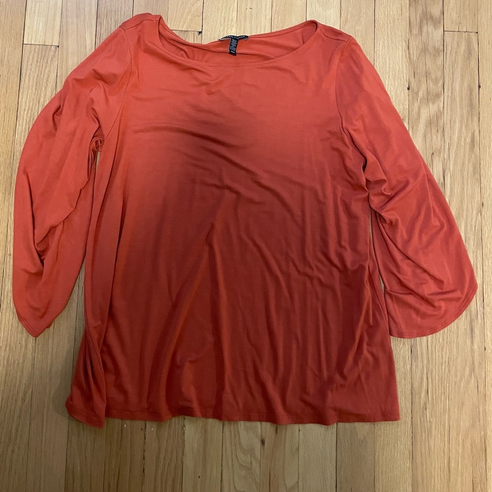 Eileen Fisher Orange Top M